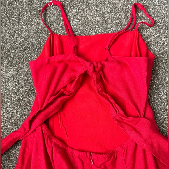 Red Mini Dress - Picture 2 of 3